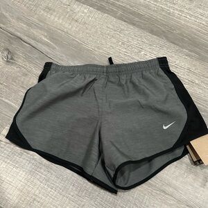 Nike Gray and Black Athletic Shorts